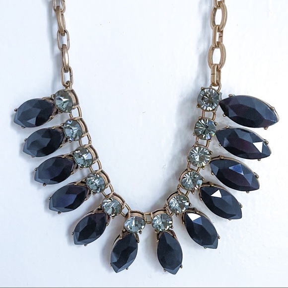 J.CREW Deep Royal Purple Statement Necklace - Picture 3 of 4